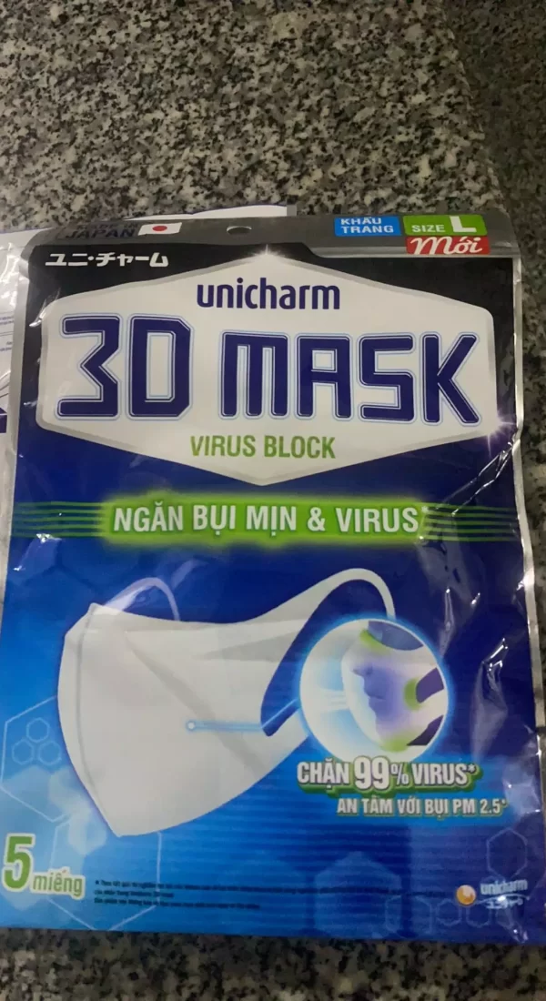 Khẩu trang dành cho bé Unicharm 3D Mask Kid